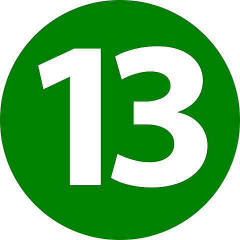 Máme číslo 13
